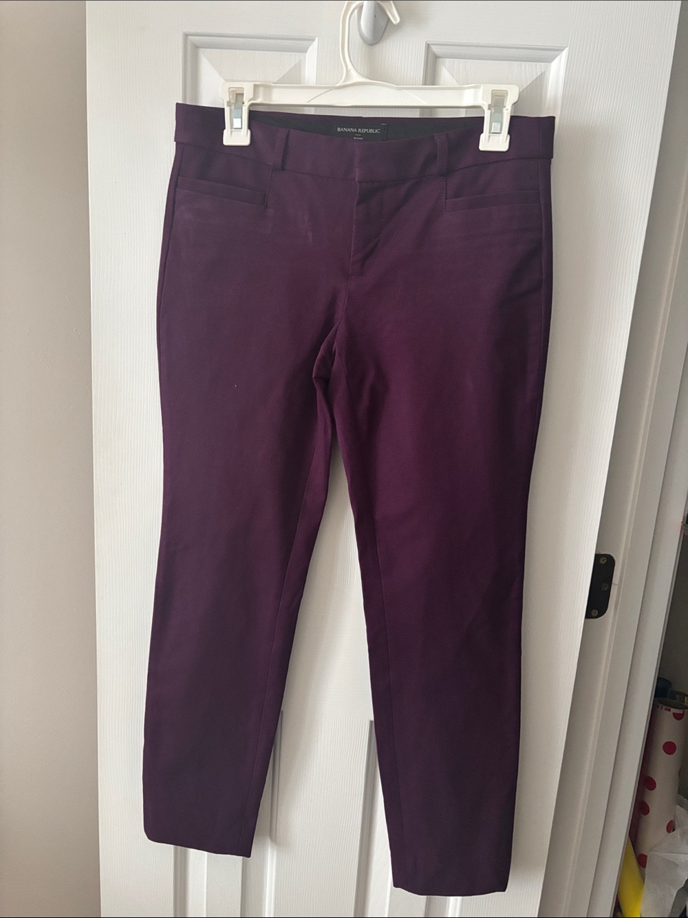 Banana Republic Women's Plum Straight-Leg Dress Pants